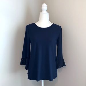 89th Madison Navy Blue Top Shirt S